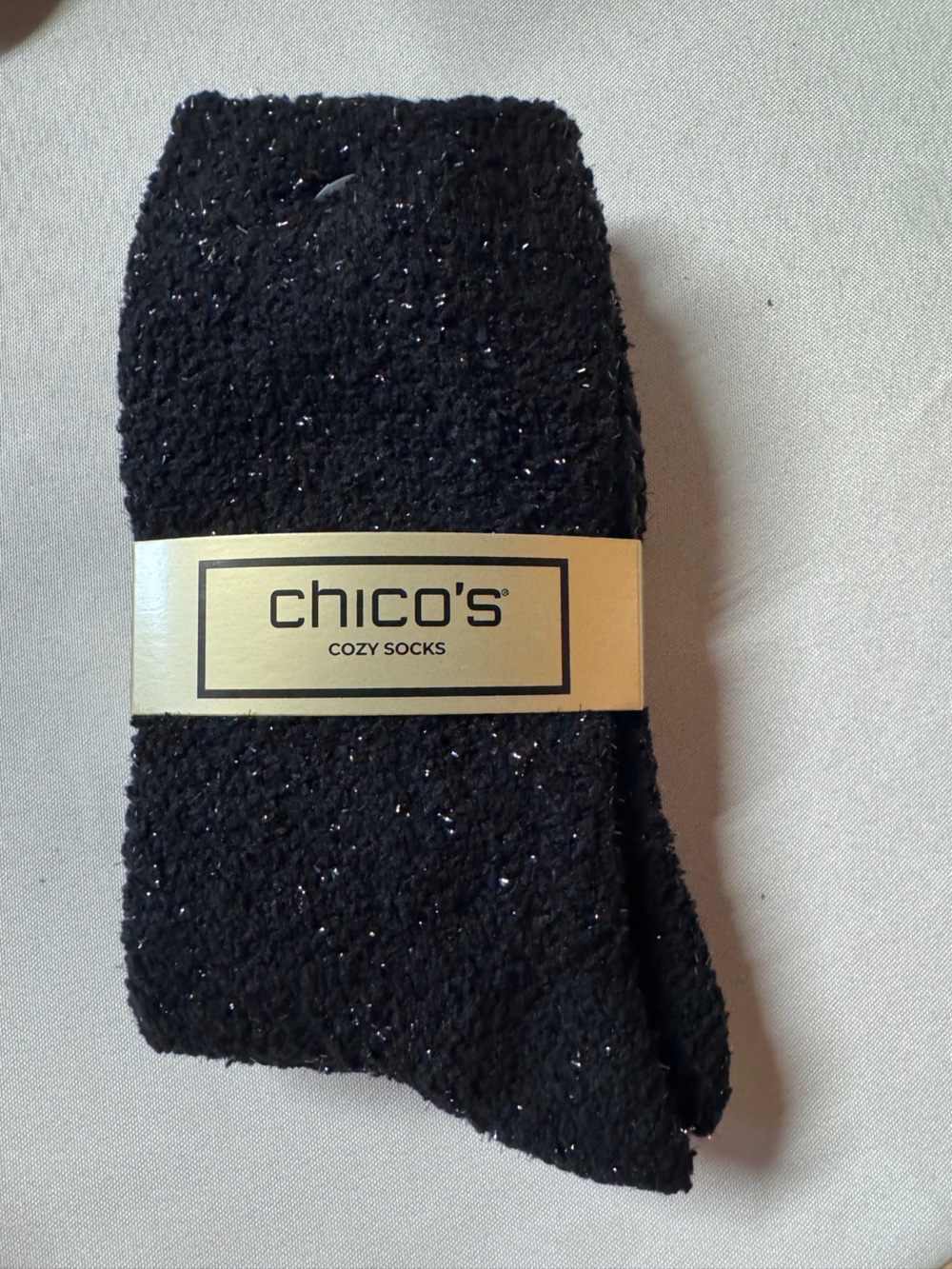 Chico's Black Cozy Socks - Picture 3 of 3